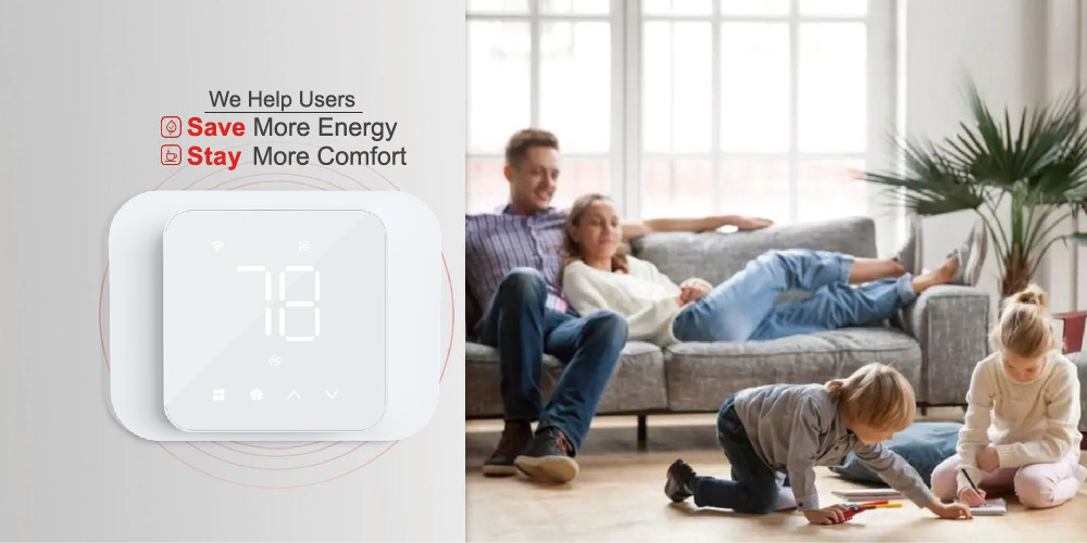 24V programmable wifi thermostat 