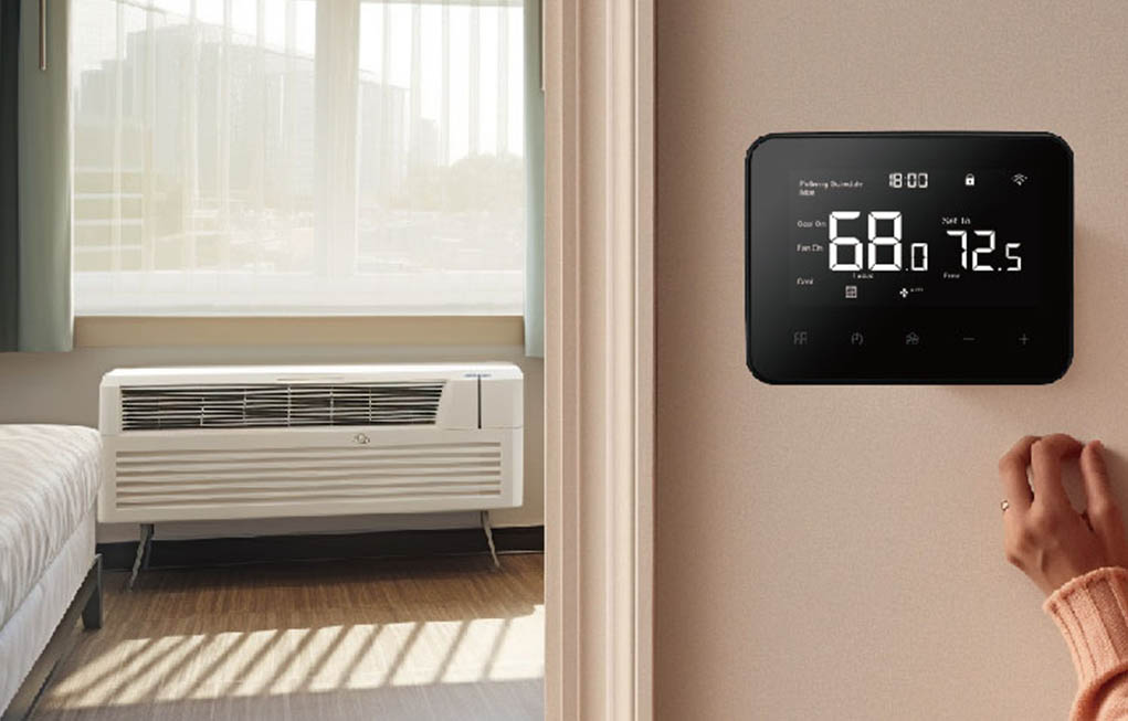 Wirelees WIFI thermostat for PTAC and Heat Pump