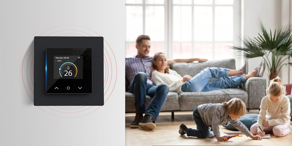 Smart room TFT thermostat