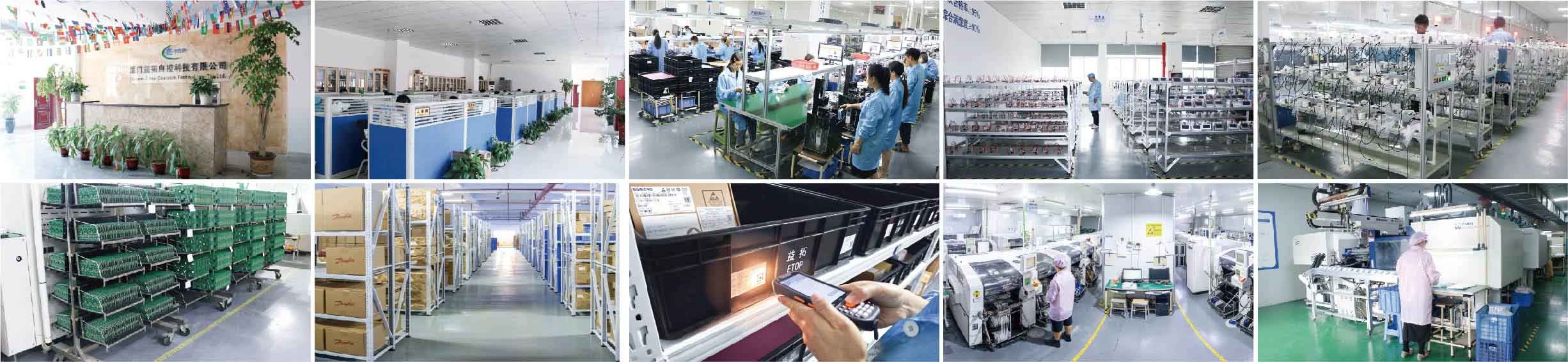 E-top Controls - Expert OEM/ODM Thermostat Manufacturer E-top professional thermostat factory with SMT production lines, R&D lab, and QC testing facilities