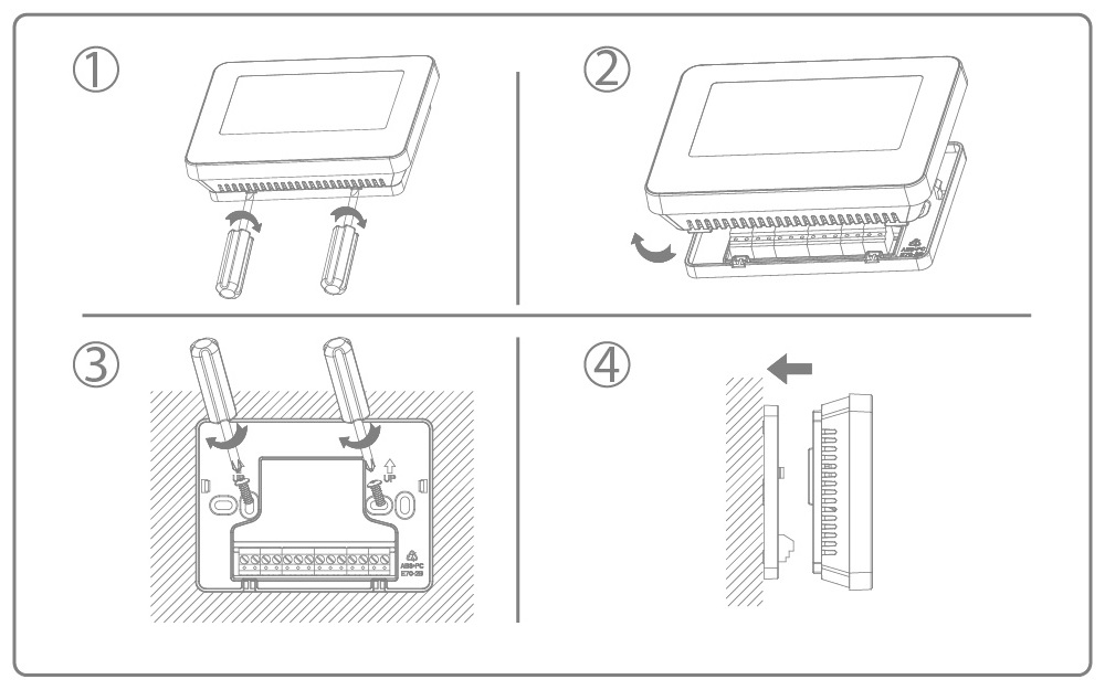 FT-CS70 Surface Mounted BACnet Thermostat Step-by-Step Installation Guide