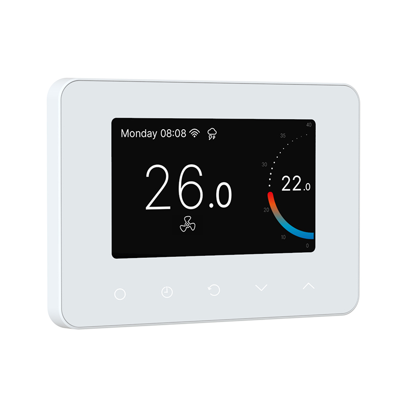 FT-CS70: Ultra-Slim Color Touchscreen BACnet & Modbus Thermostat
