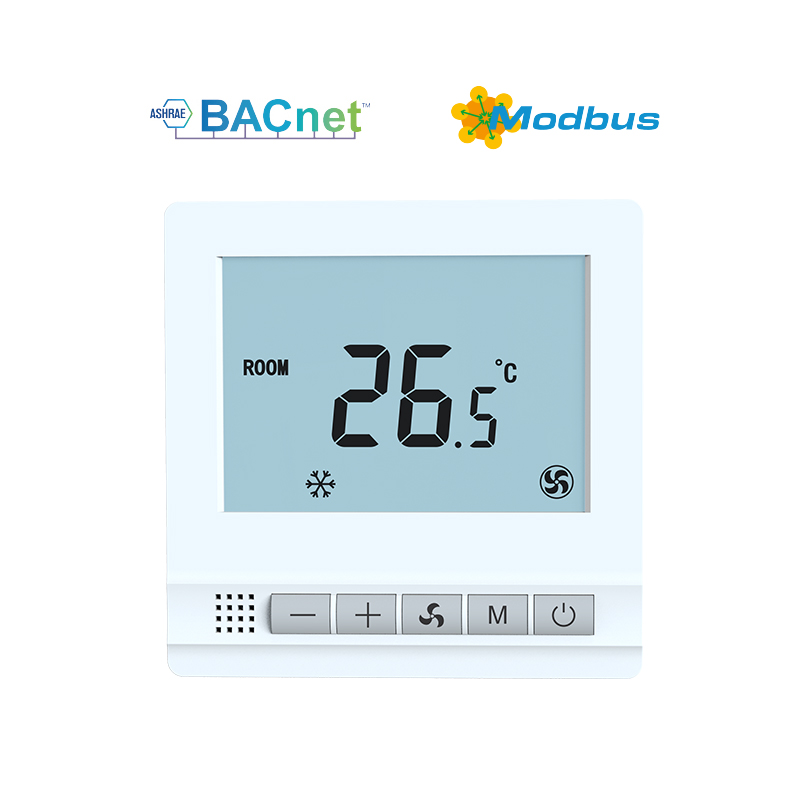 FT06 thermostat interface supporting BACnet MS/TP and Modbus RTU protocols
