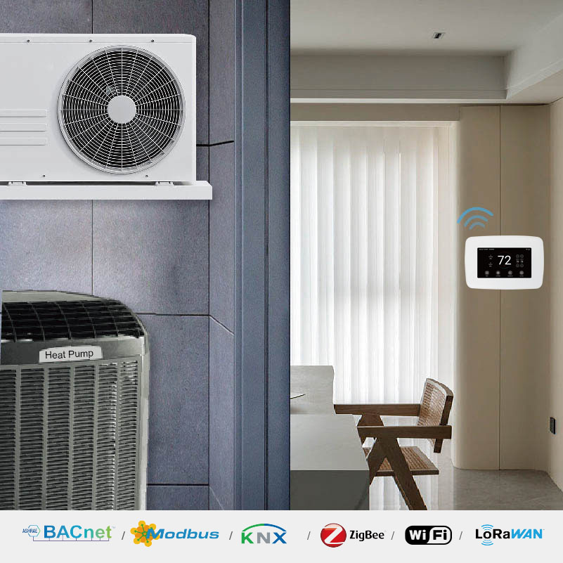 CH7100 WiFi Smart Heat Pump Thermostat
