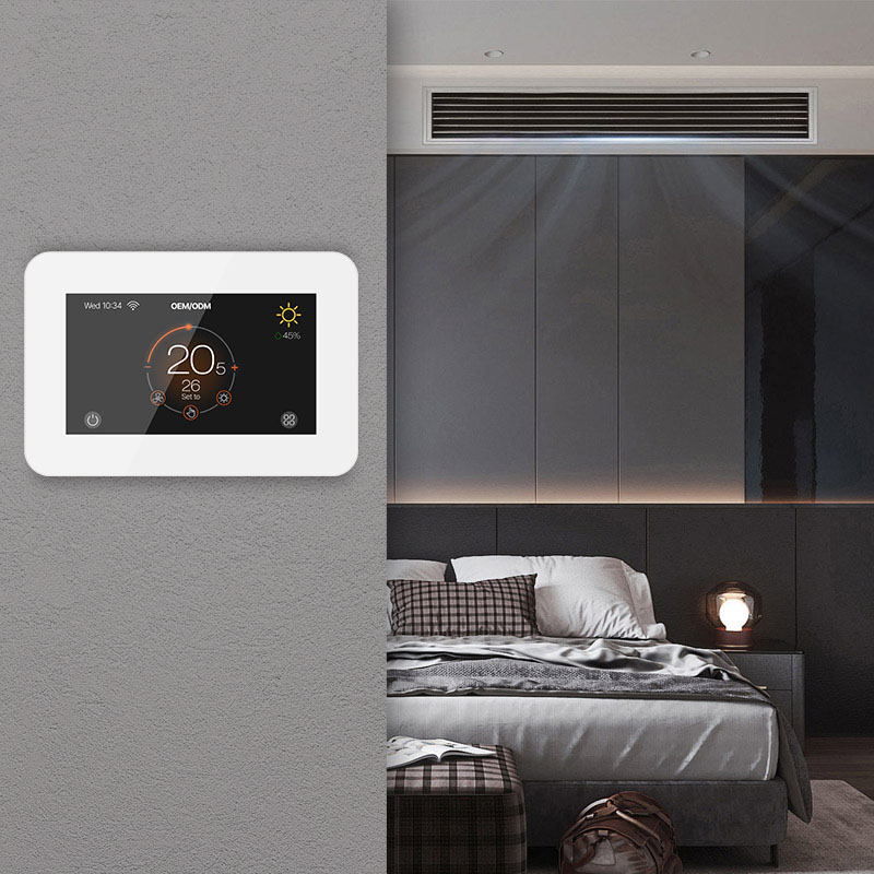 KNX IOT Product Smart Fan Coil Thermostat for Room Ventilation