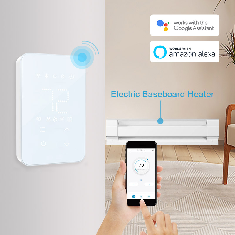 HT-65: ETL Certified Smart WiFi Electric Baseboard Thermostat
