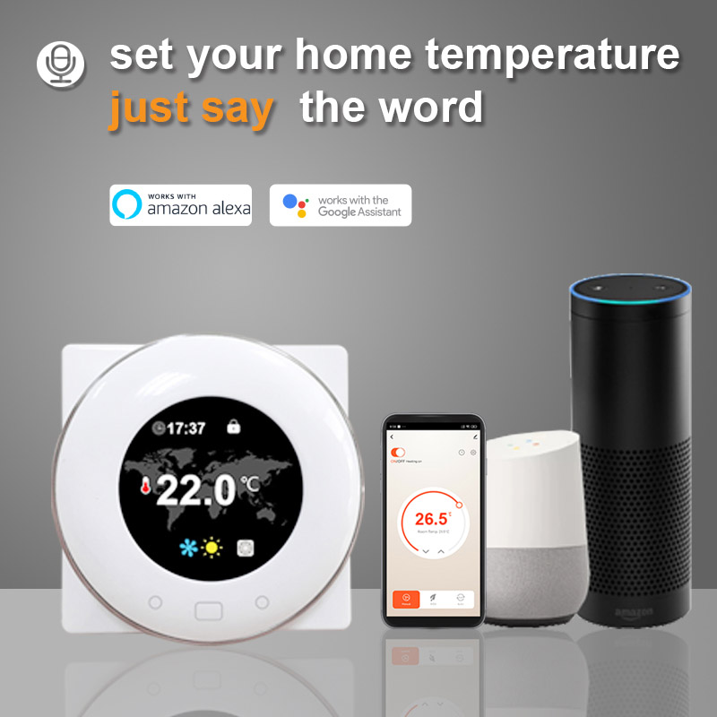 HT-CS06：Tuya 3A WiFi Programmable Smart Thermostat for Water Heating