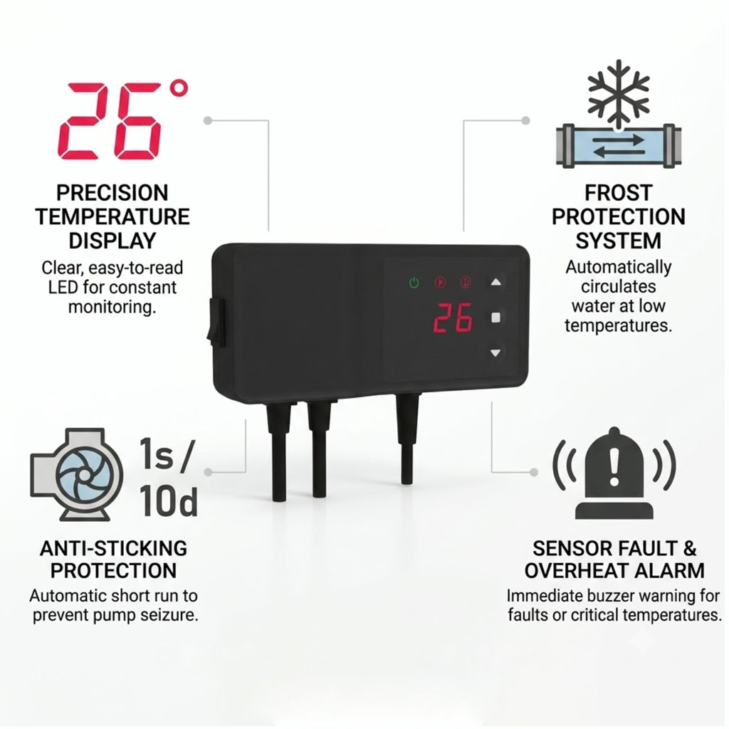 EPC-89S Single Pump Controller for Heating or Domestic Hot Water