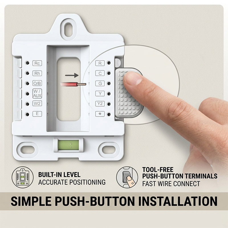 CH7500 Smart Universal Wireless Thermostat - BACnet & WiFi Ready (3H/2C)