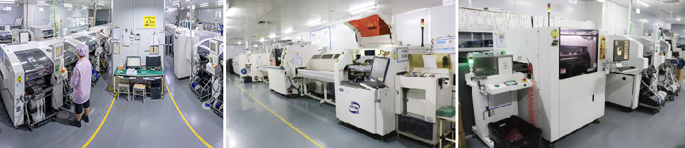 High precision SMT manufacturing line for smart thermostats